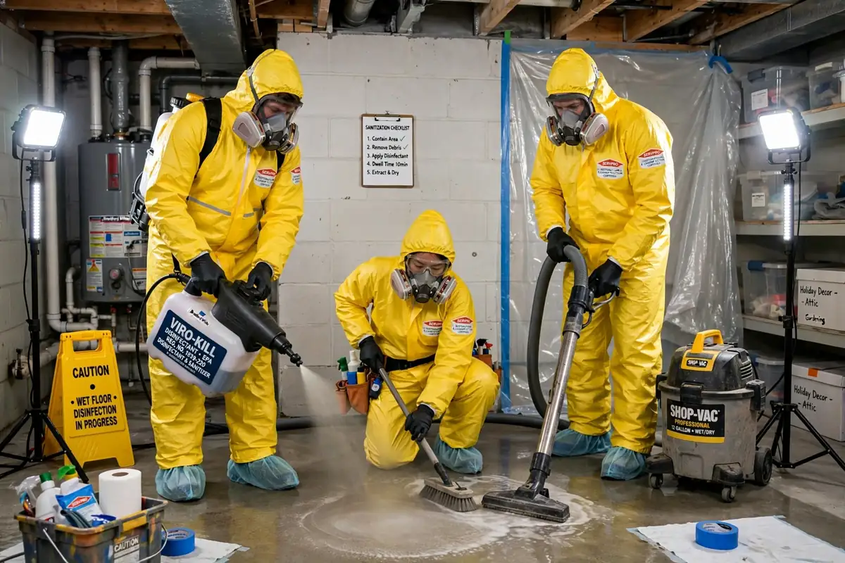 Sewage Backup Cleanup: The Health Risks and How Professionals Handle It